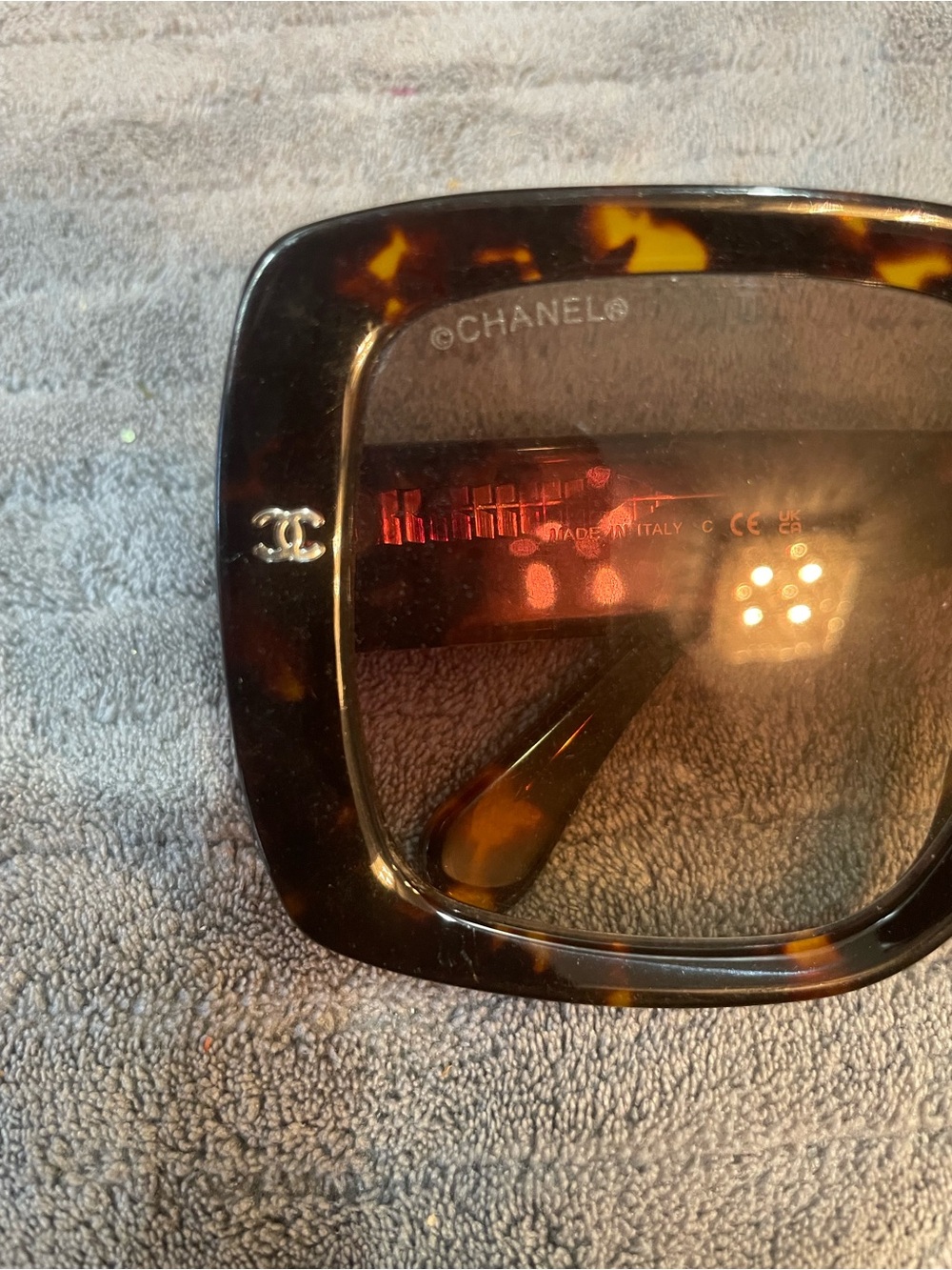 Chanel 9165B C714/S9 Sunglasses Brown Tortoise Brown - Picture 2 of 7